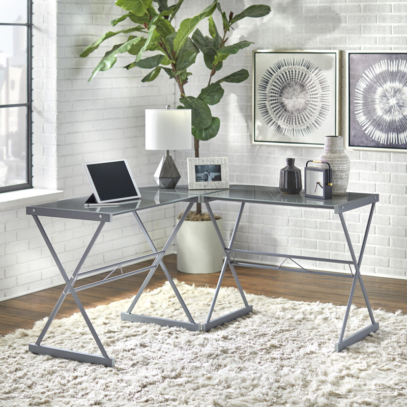 Wayfair glass corner desk hotsell